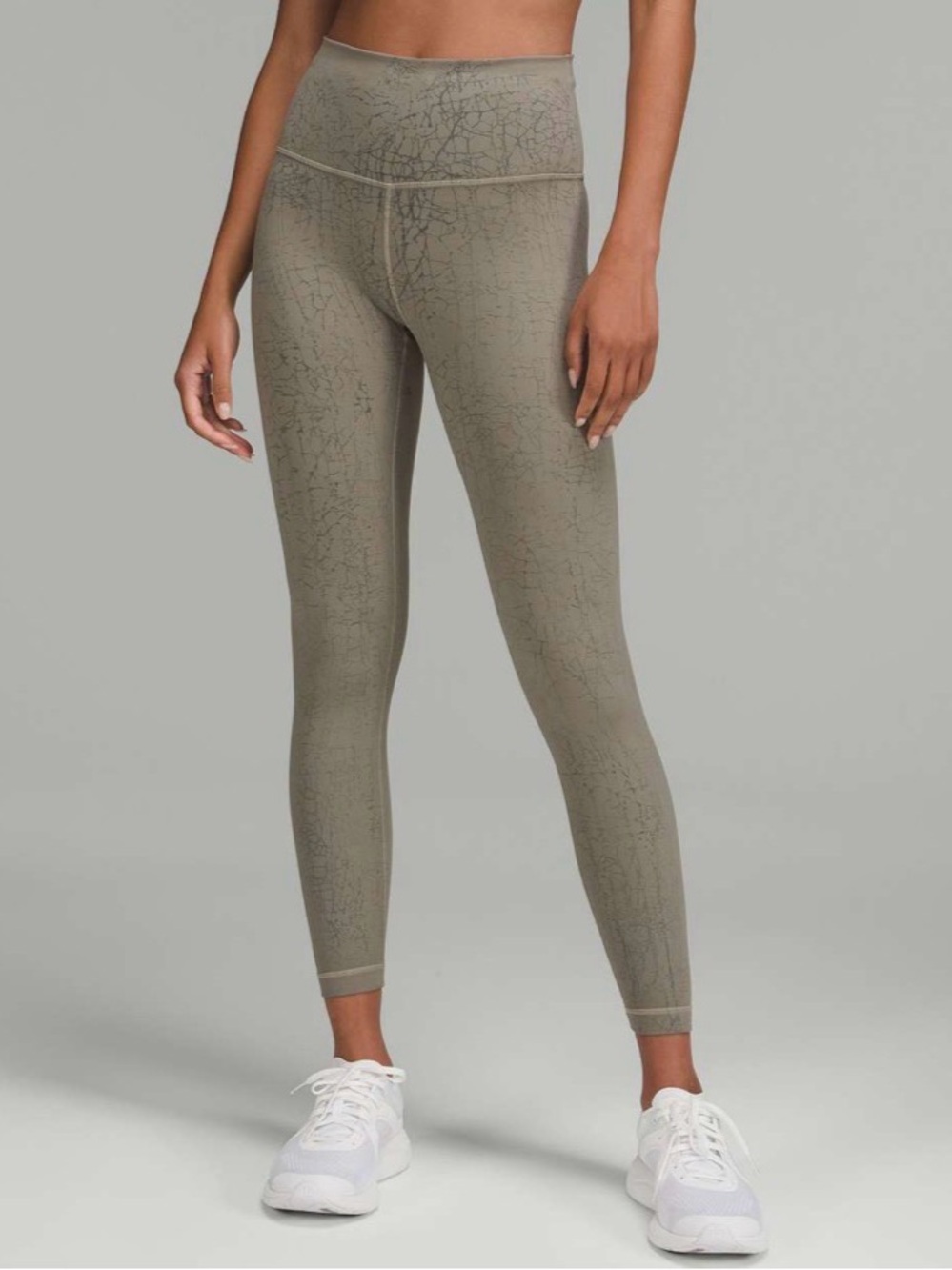 ๐ฟ Lululemon Wunder Train High-Rise Tight 25" Thread Dye Rover Black Size 2 - Picture 2 of 13